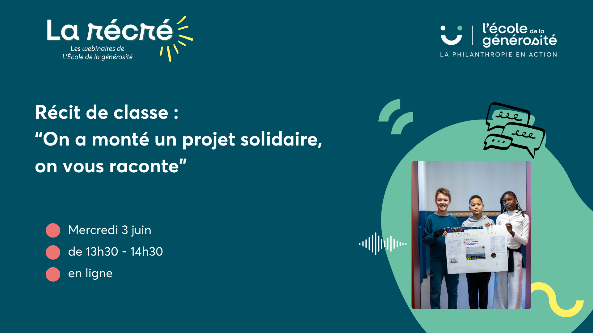 Image d'illustration pour l'article Récit de classe : “On a monté un projet solidaire, on vous raconte”